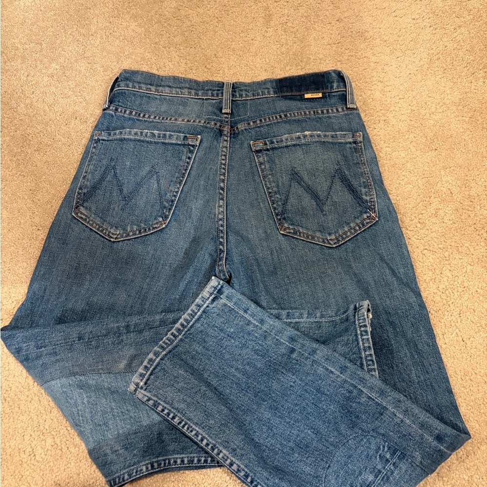 MOTHER SUPERIOR The Tomcat Kneeling in Stones Patches Jean Size 27 ret $285 - Picture 9 of 13